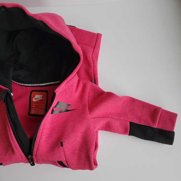 Nike Tech Fleece Pink One Piece Jumpsuit Romper size 3/6 months - Picture 6 of 15